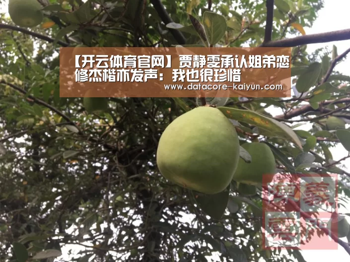 【开云体育官网】贾静雯承认姐弟恋 修杰楷亦发声:我也很珍惜